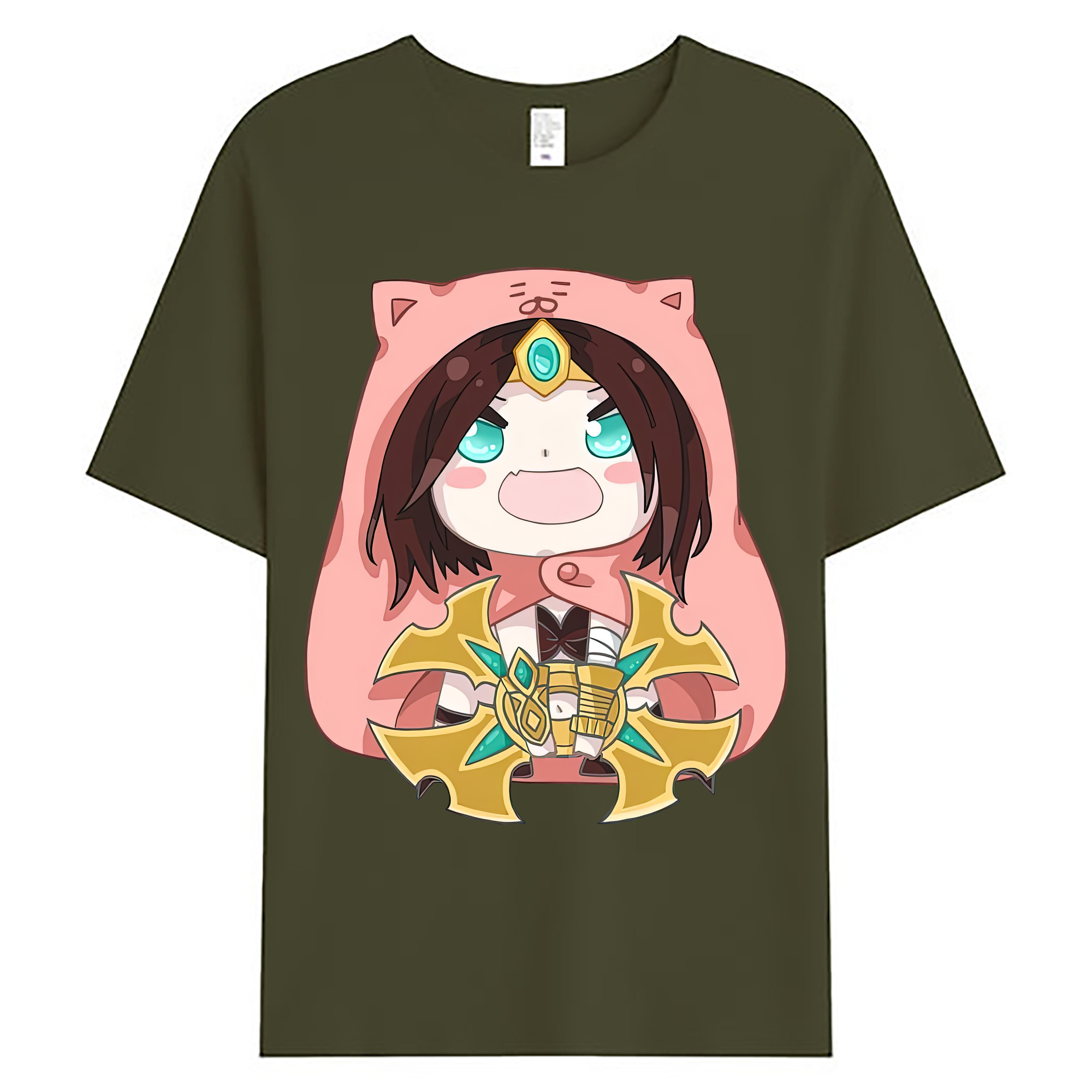 （画像用） リーグ・オブ・レジェンド League of Legends LOL 綿100％ メンズ半袖Tシャツ｜肌触りやわらか＆通気性